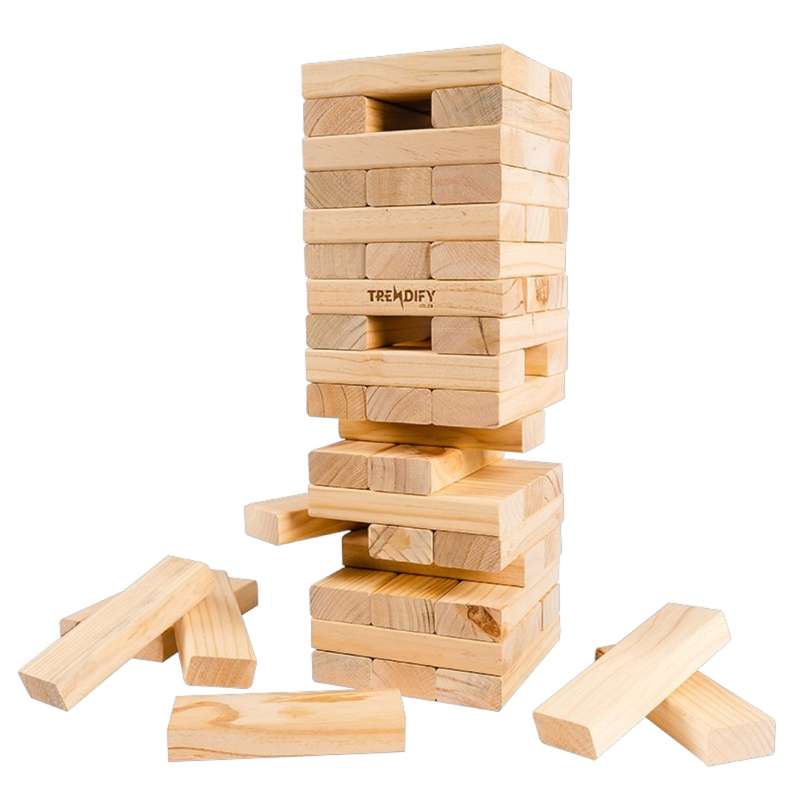 Trendify Party Table Top Stacking-Like Building Blocks with Bag (18+)