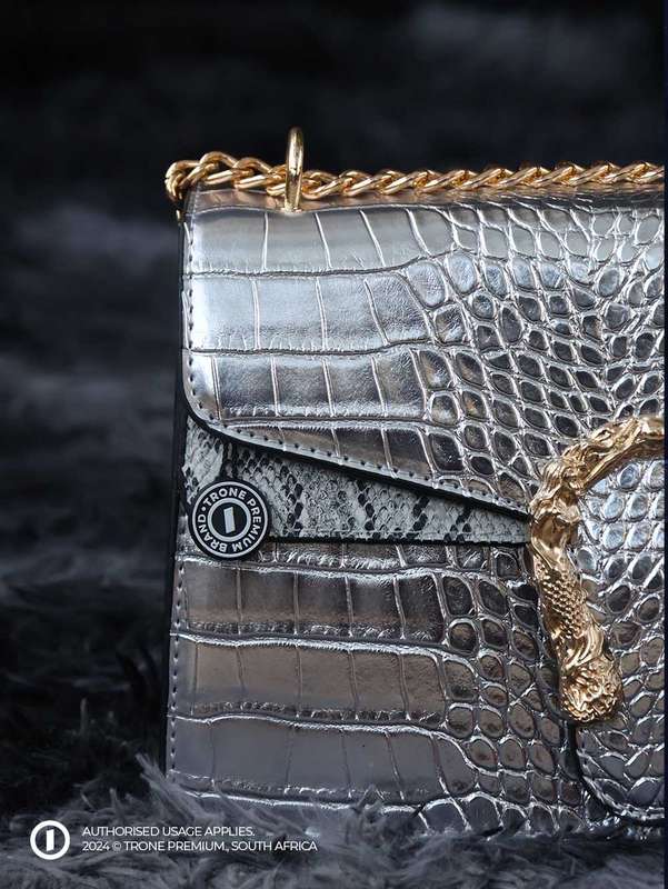 African Aura Designer Bag - Silver
