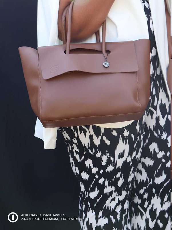 Debbie Patricks' Casual Tote Bag - Brown