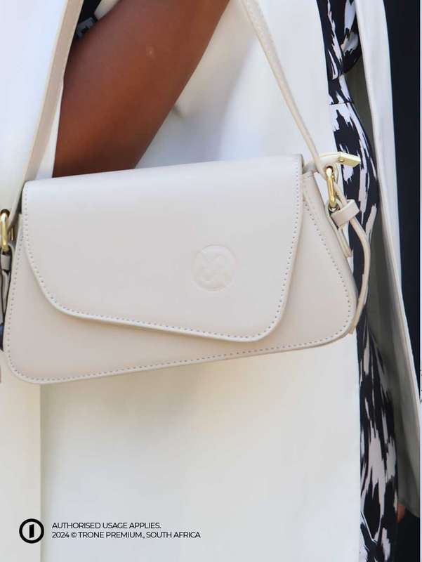 Debbie Patricks' Luxury Crossbody Bag - Cream