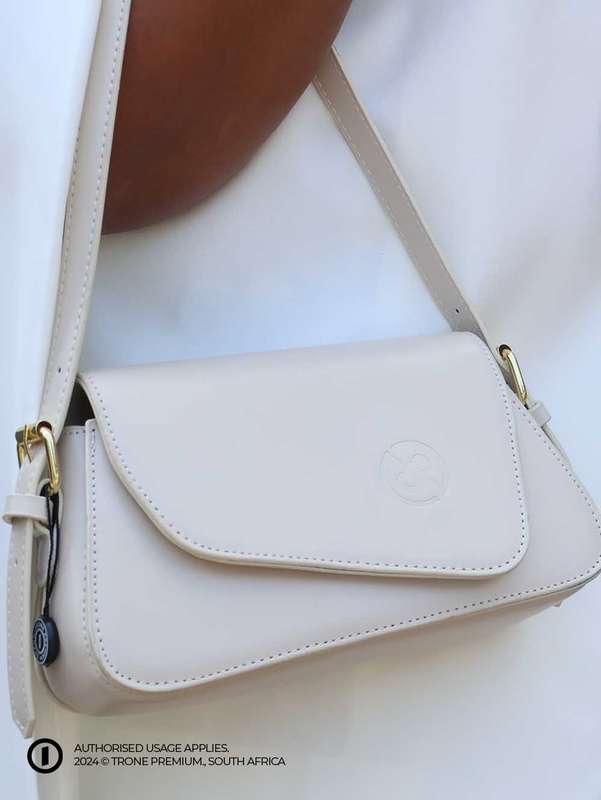 Debbie Patricks' Luxury Crossbody Bag - Cream