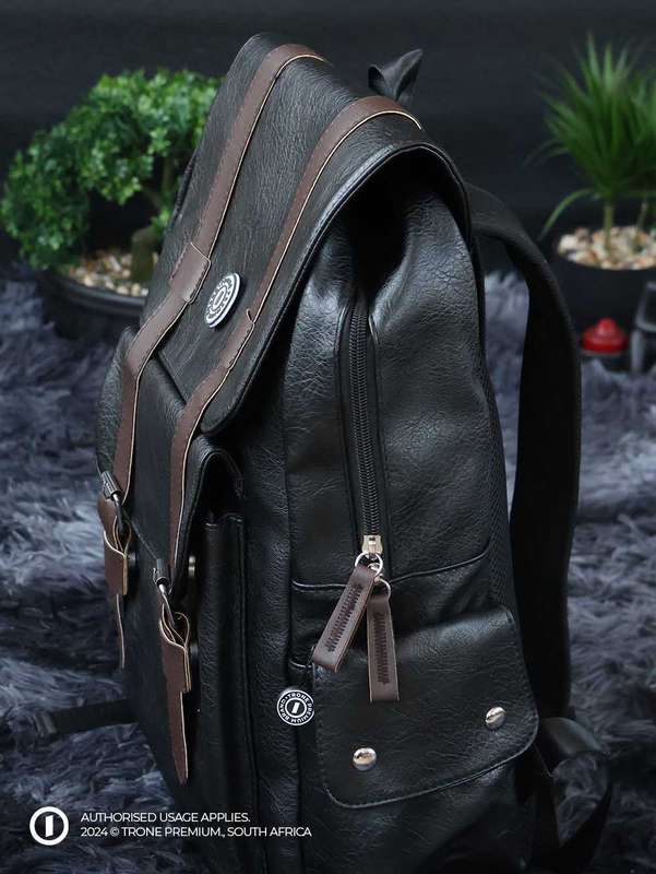 David Patricks' Slimline Backpack - Black