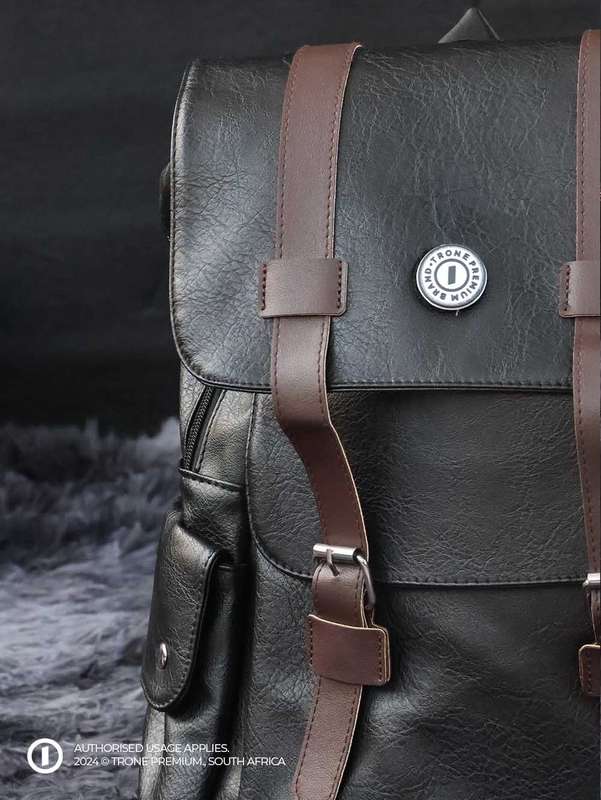 David Patricks' Slimline Backpack - Black