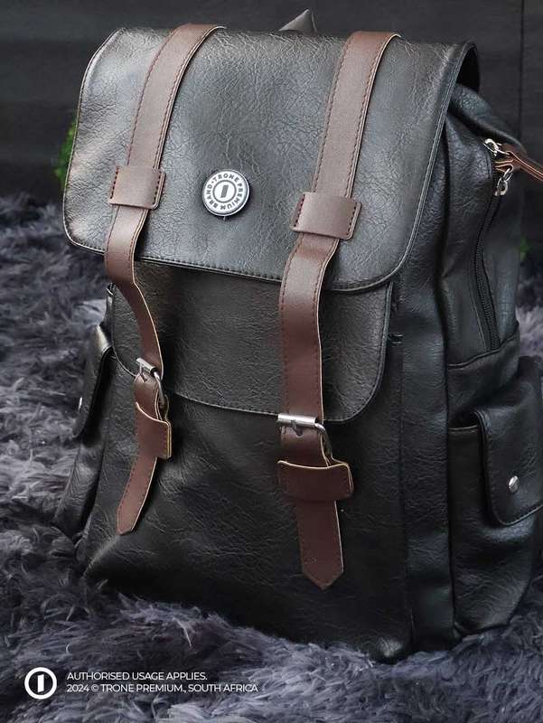 David Patricks' Slimline Backpack - Black