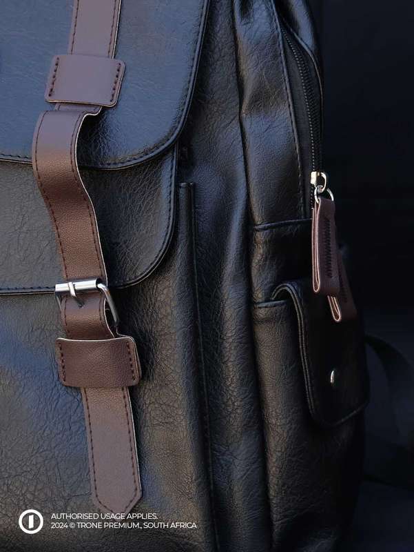 David Patricks' Slimline Backpack - Black