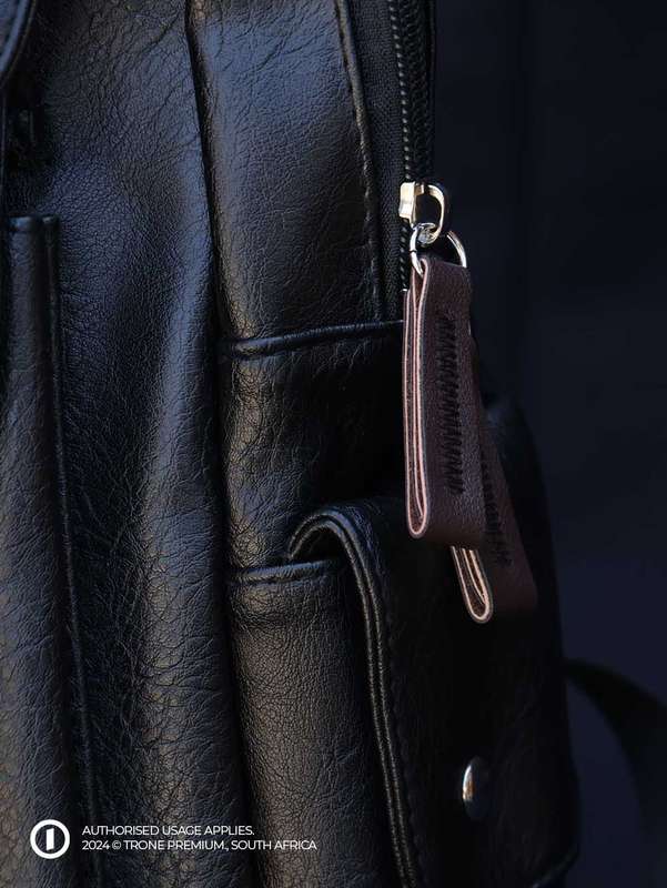 David Patricks' Slimline Backpack - Black