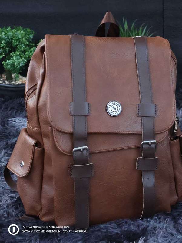David Patricks' Slimline Backpack - Brown