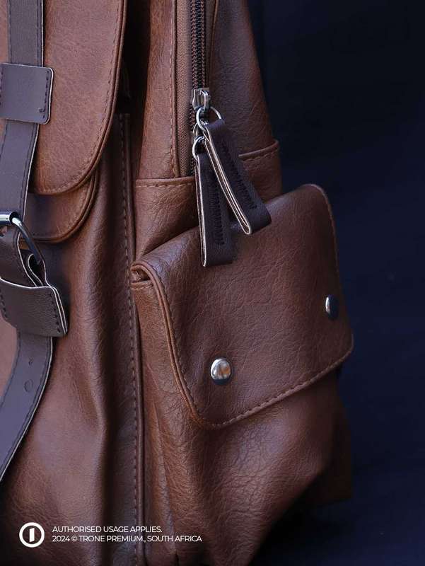 David Patricks' Slimline Backpack - Brown