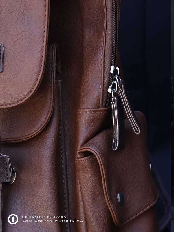 David Patricks' Slimline Backpack - Brown