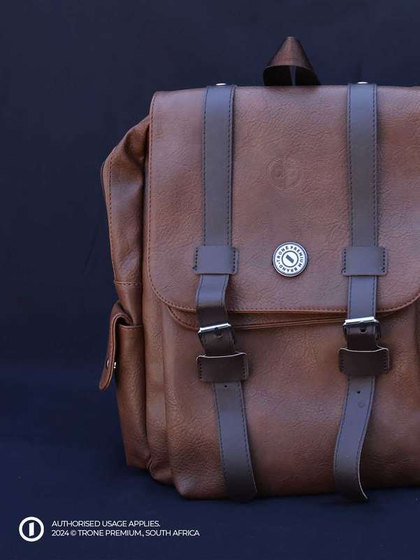 David Patricks' Slimline Backpack - Brown