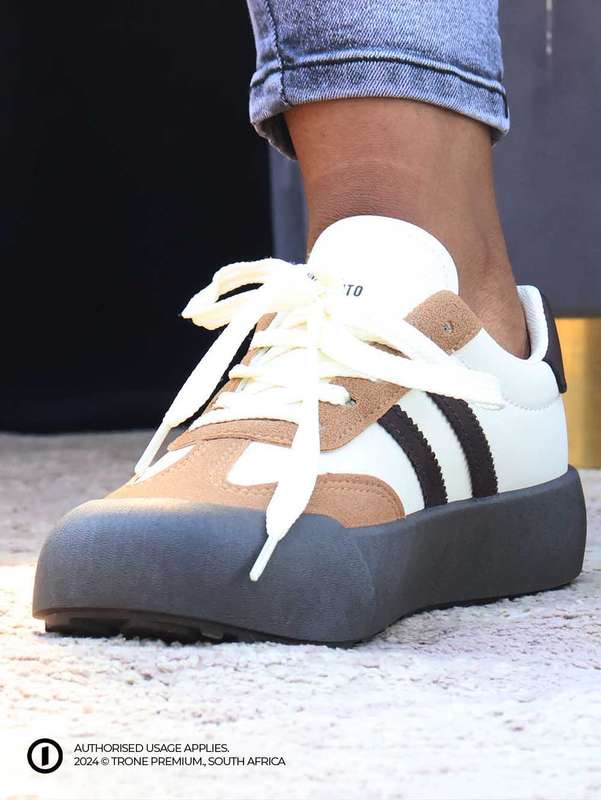 L.A.X Rebellion Sneakers - Brown Tint