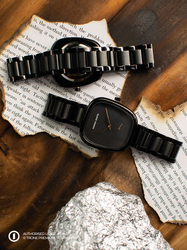 Hannah Martins blush Watch  Chrome Black