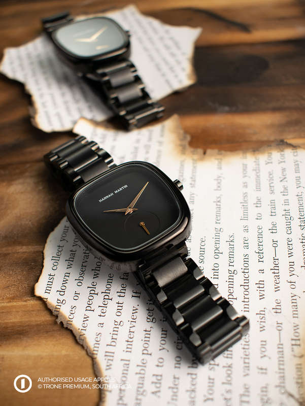 Hannah Martins blush Watch  Chrome Black
