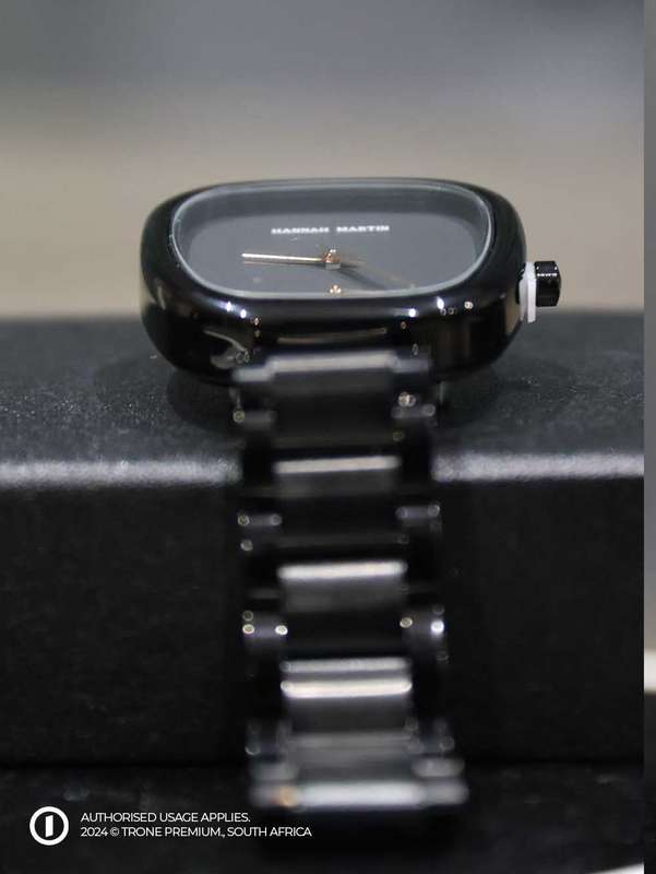 Hannah Martins blush Watch  Chrome Black