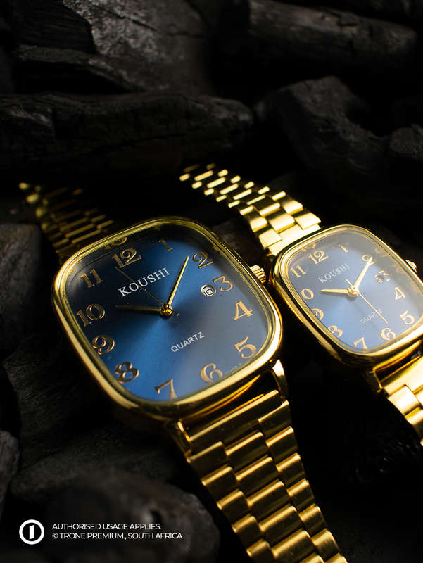 Koushi Couple Watch - Yellow Gold