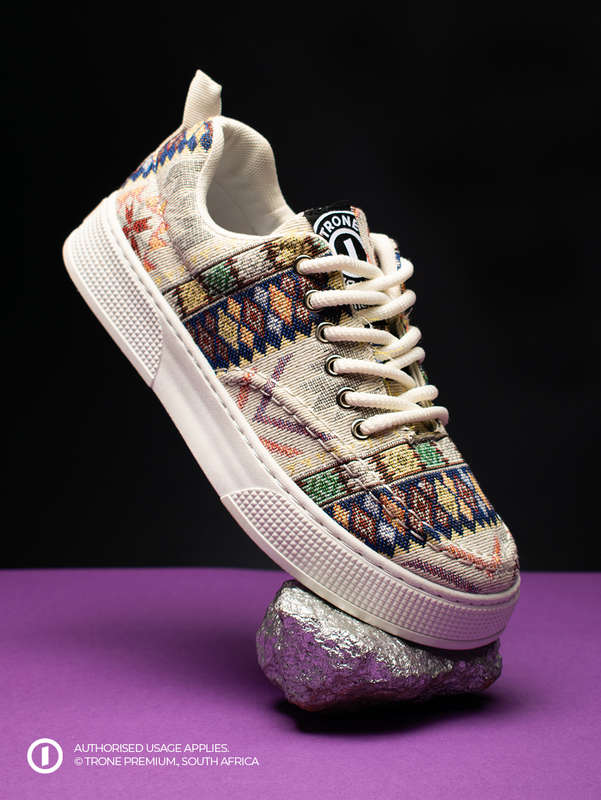 Heritage Sneakers - Grey Pattern