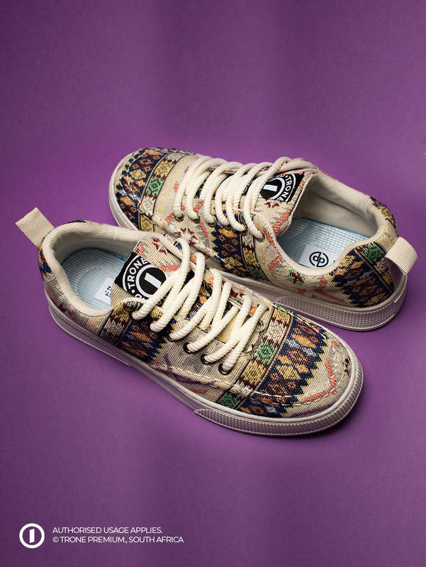 Heritage Sneakers - Grey Pattern