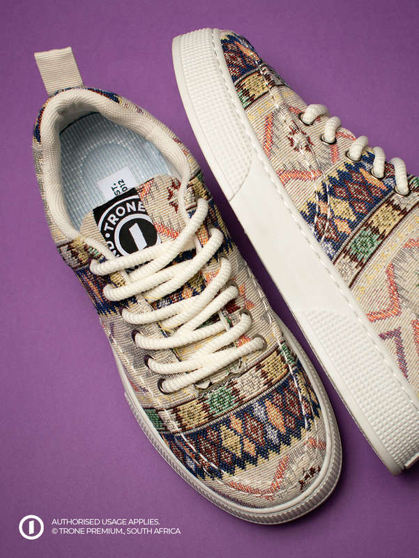 Heritage Sneakers - Grey Pattern