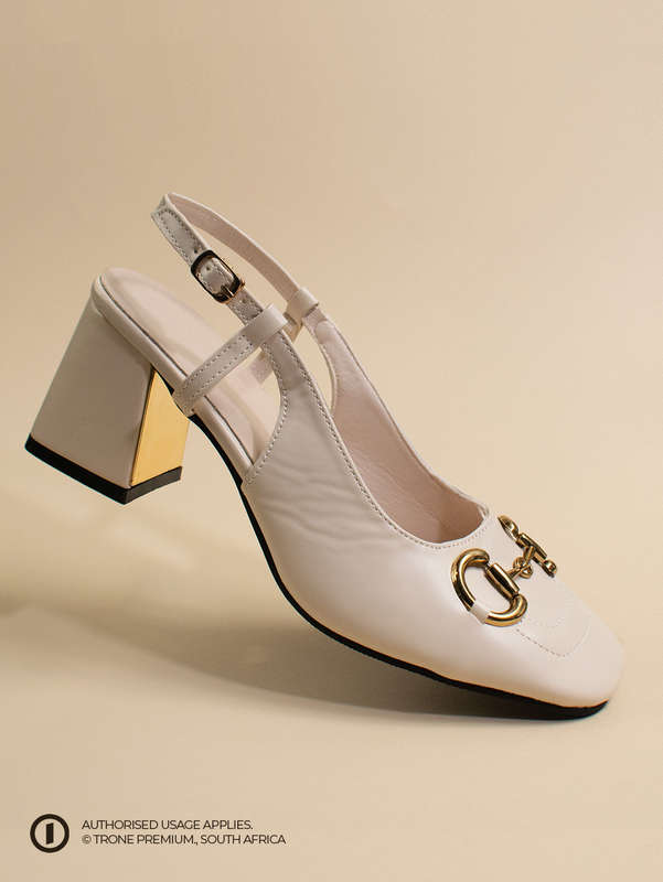 Trone x Riveria Slingback - Nude