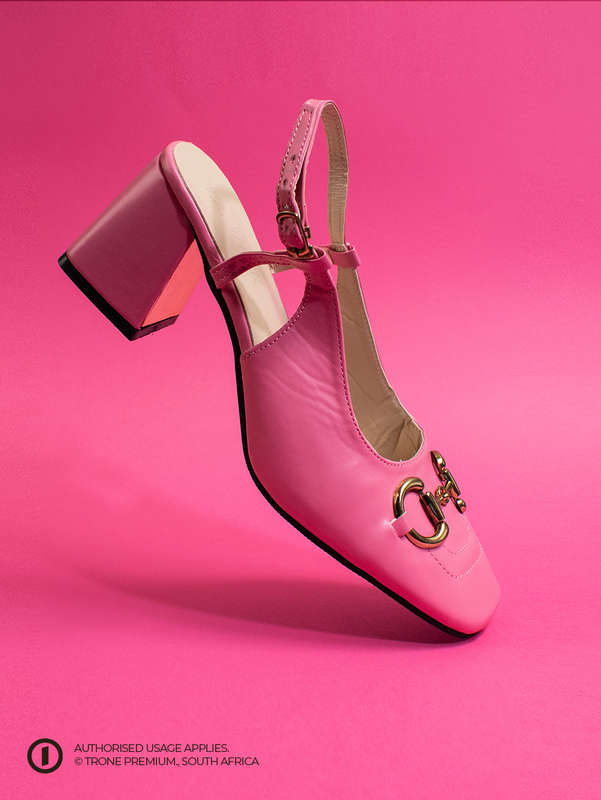 Trone x Riveria Slingback - Ruby Pink