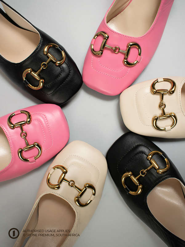 Trone x Riveria Slingback - Ruby Pink