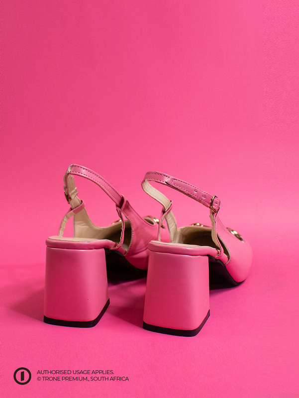 Trone x Riveria Slingback - Ruby Pink