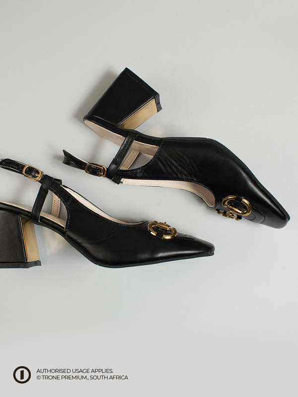 Trone x Riveria Slingback - Black