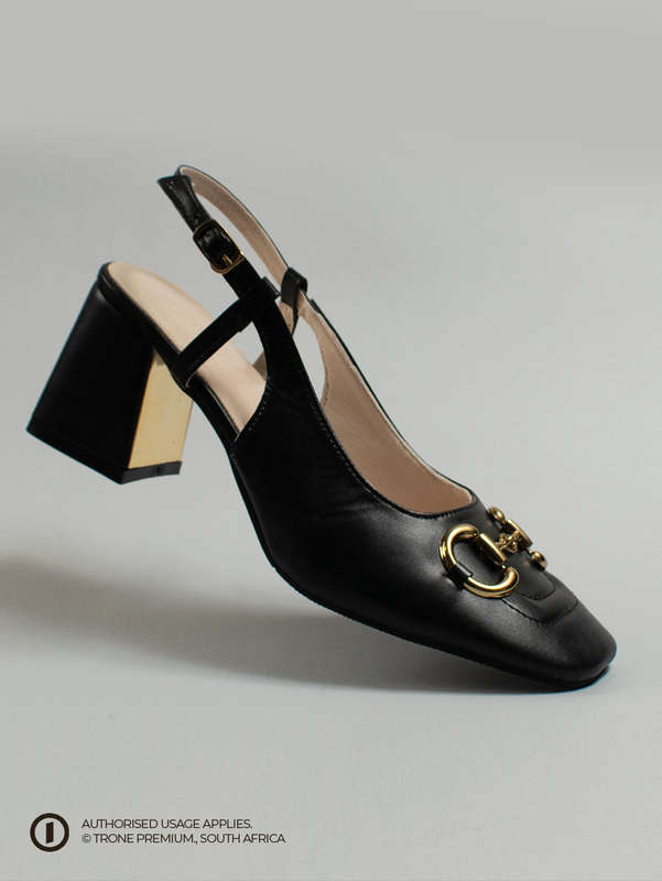 Trone x Riveria Slingback - Black