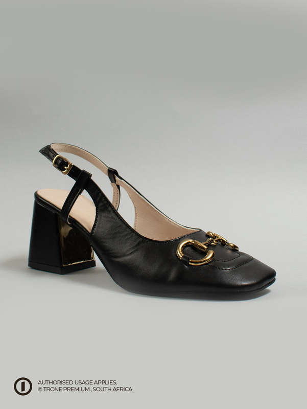 Trone x Riveria Slingback - Black