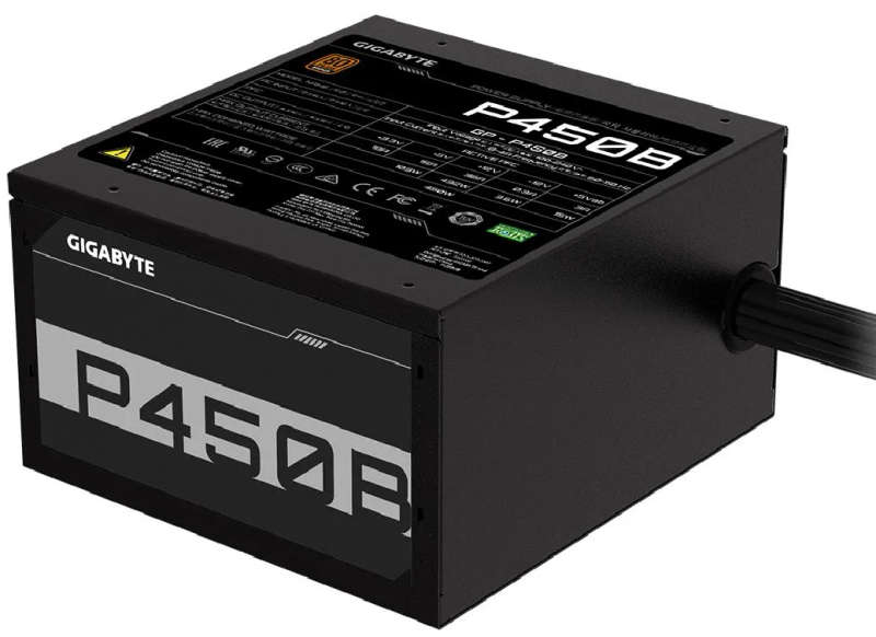 Gigabyte P450B |  450 W |  100 - 240 V |  50 - 60 Hz |  8 - 4 A |  Active |  103 W