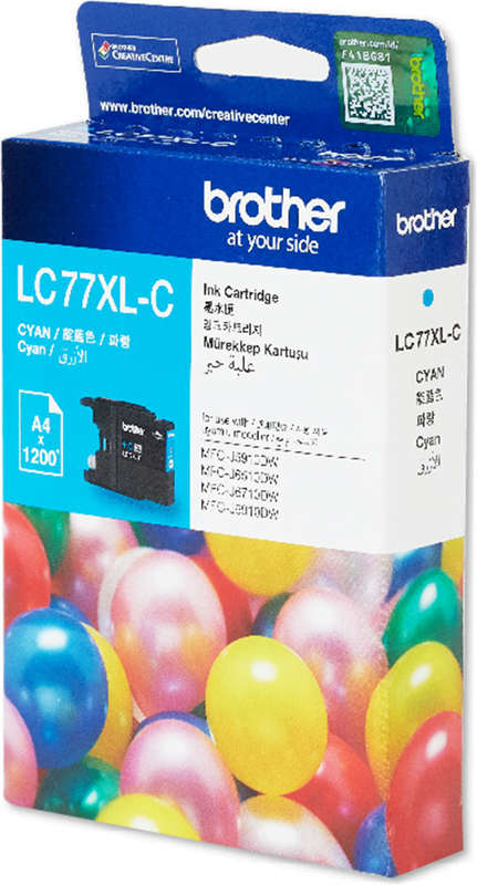 Brother High Yield Cyan Cartridge for MFCJ6510DW