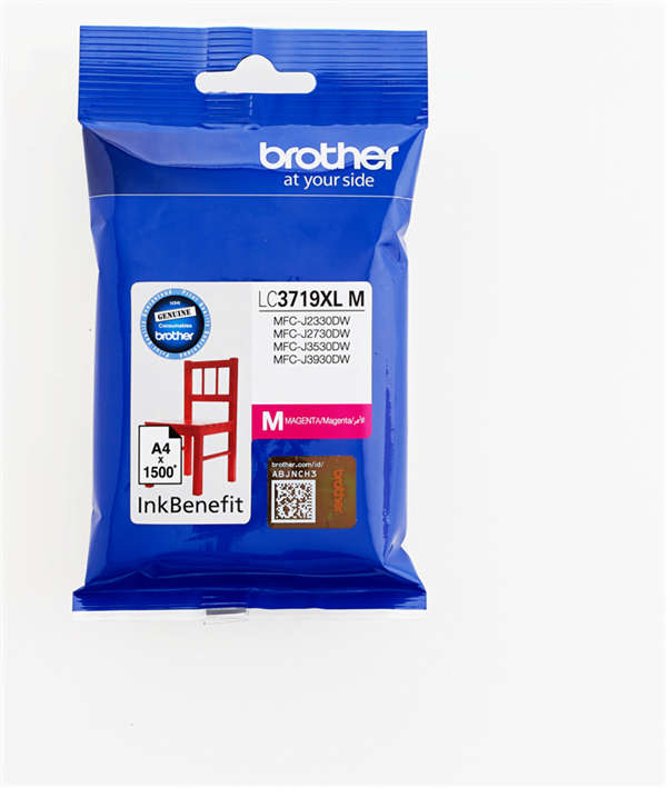 Brother High Yield Magenta Cartridge for MFCJ3530 ~ MFCJ3930 ~ MFCJ2330DW ~ MFCJ2730DW