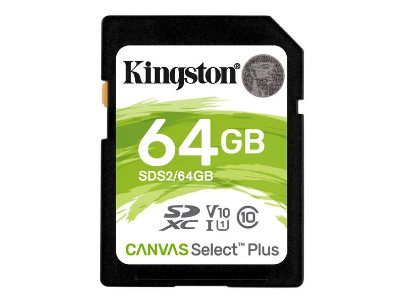 64GB SDXC Canvas Select Plus 100R C10 UHS-I U1 V10