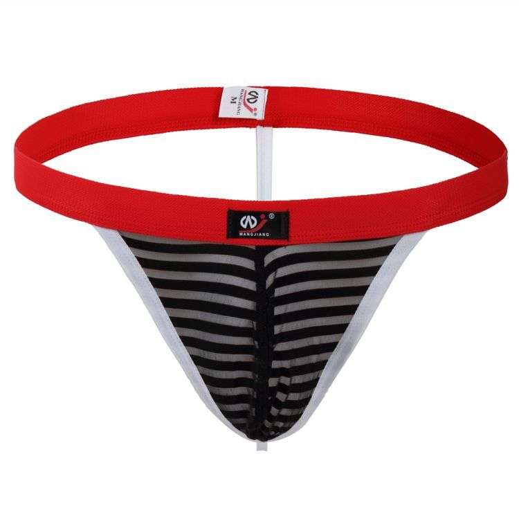 WJ Transparent Black Thong
