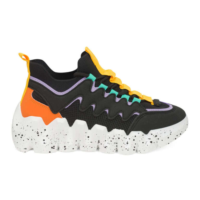 TTP Fashion Platform Low-Top Sneaker XB8601-Black