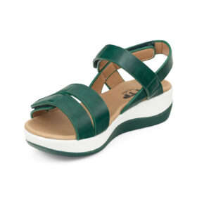 TTP Ladies Platform Sandals with Velcro Strap
