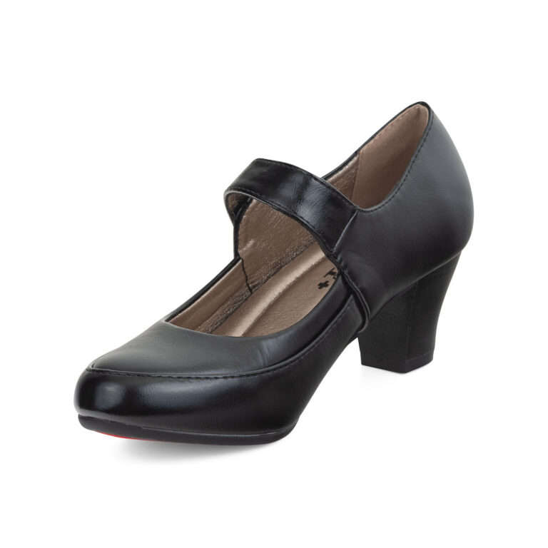 TTP Ladies Classic Velcro Court Heels