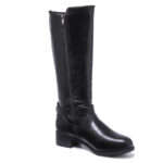 TTP Knee High Boot with Ankle Decor and Elasticated Back Shaft XB8227