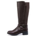 TTP Knee High Boot with Ankle Decor and Elasticated Back Shaft XB8227