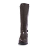 TTP Knee High Boot with Ankle Decor and Elasticated Back Shaft XB8227