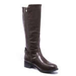 TTP Knee High Boot with Ankle Decor and Elasticated Back Shaft XB8227
