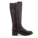TTP Knee High Boot with Ankle Decor and Elasticated Back Shaft XB8227
