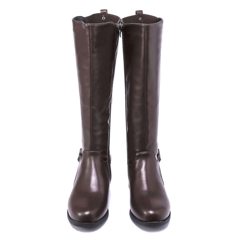 TTP Knee High Side Zipper Boot with Elasticated Back Shaft XB8230