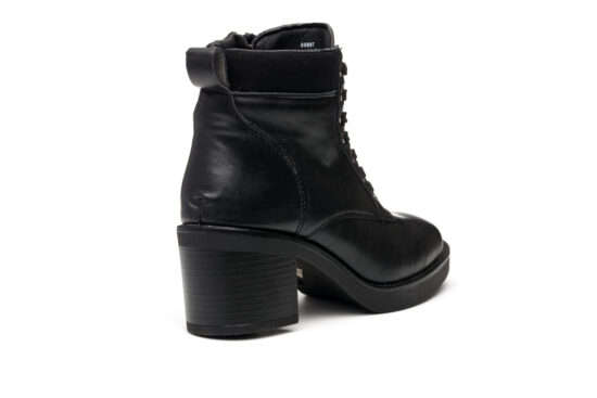 TTP Ladies Block Heel Lace-Up Ankle Boots XB85697