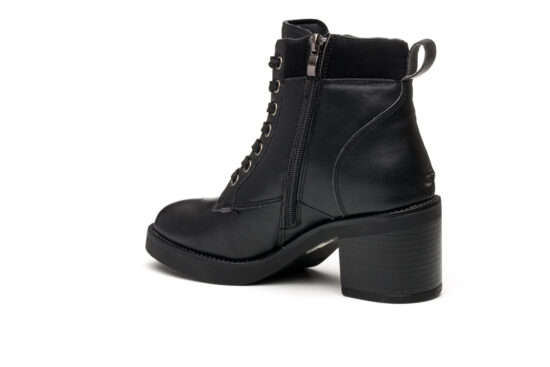 TTP Ladies Block Heel Lace-Up Ankle Boots XB85697