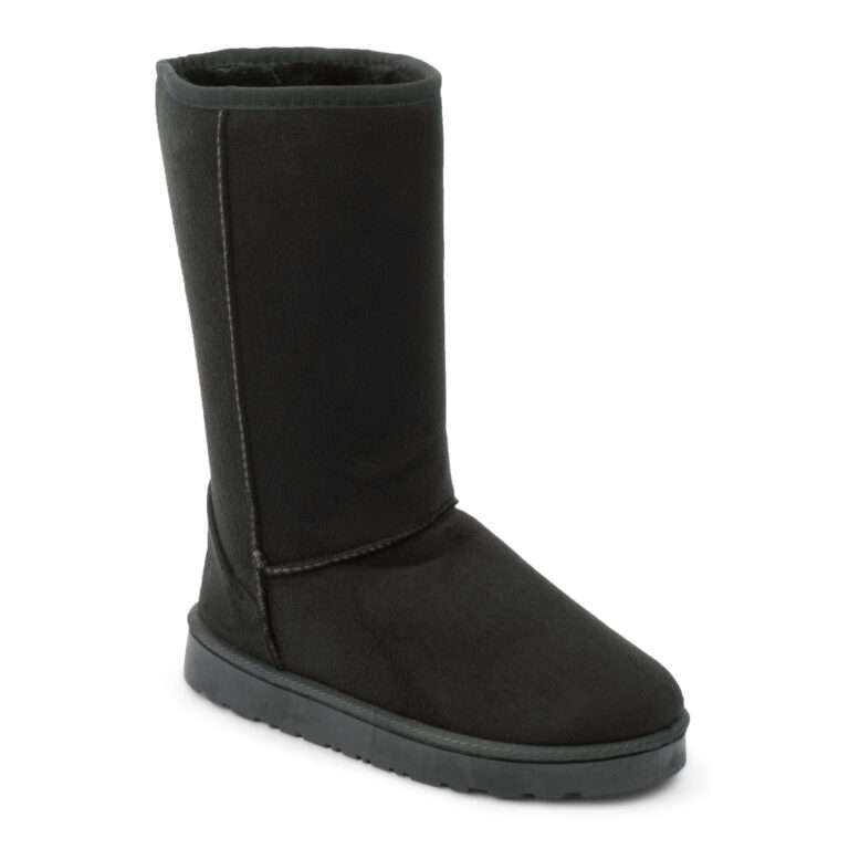 TTP Women's Suede Simple Mid-Calf Polar Boots