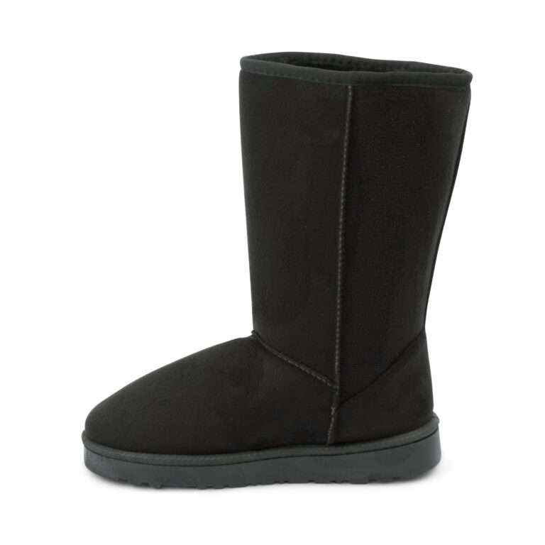 TTP Women's Suede Simple Mid-Calf Polar Boots