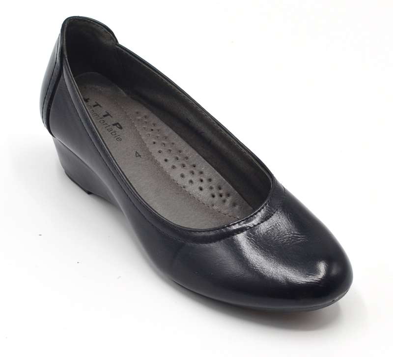 TTP Ladies Wedge Heel Court Shoe