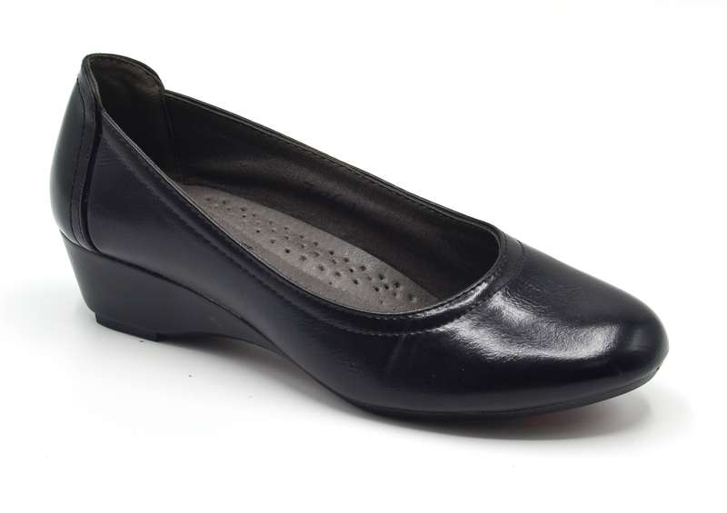 TTP Ladies Wedge Heel Court Shoe