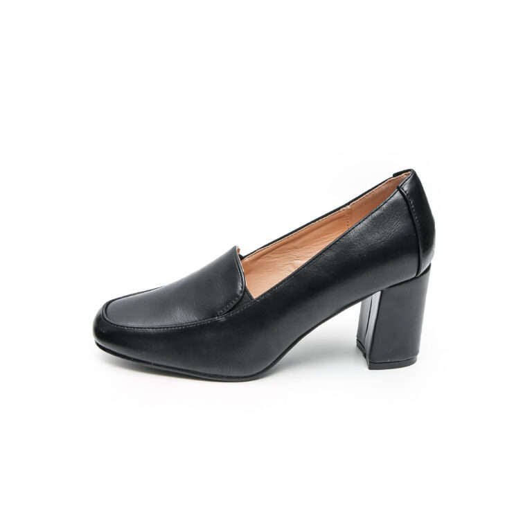 TTP Block Heel Square Toe High Heels JSF17